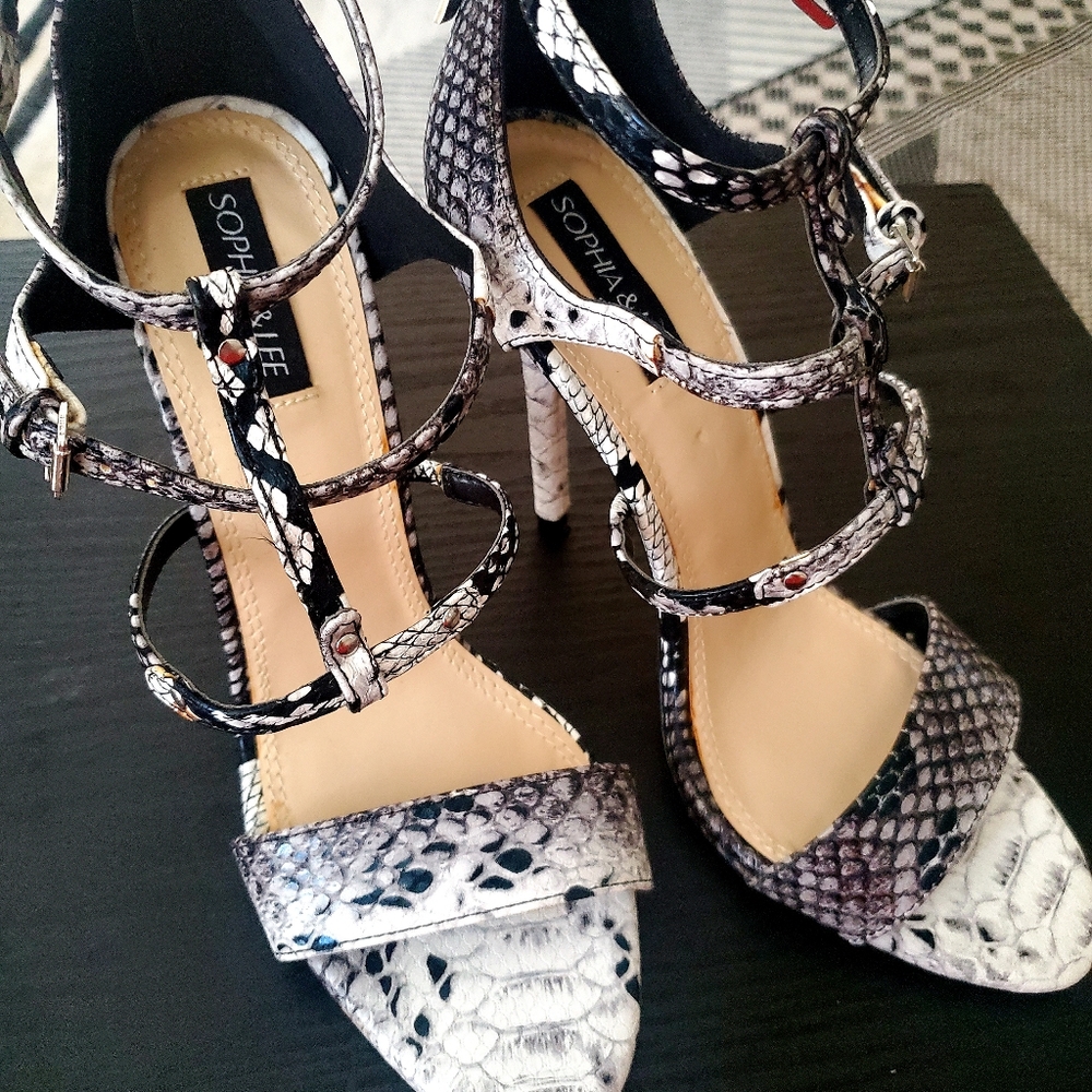 Snakeskin Heels